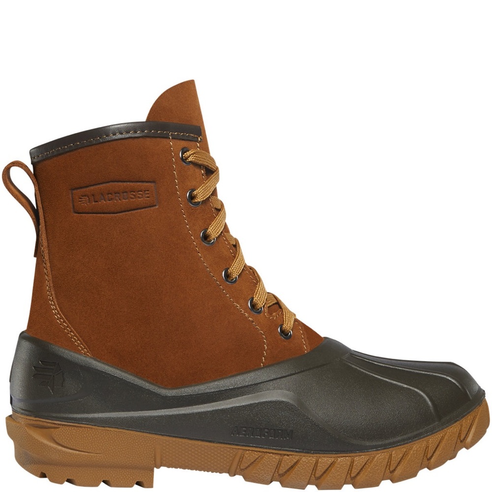 LaCrosse Aero Timber Top Boot Clay Brown Lace Up Size US10